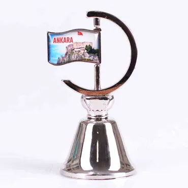 Toptan Ankara Temalı Myros Metal Bayrak Çan 44x96 mm - 3
