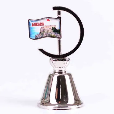 Toptan Ankara Temalı Myros Metal Bayrak Çan 44x96 mm - 5