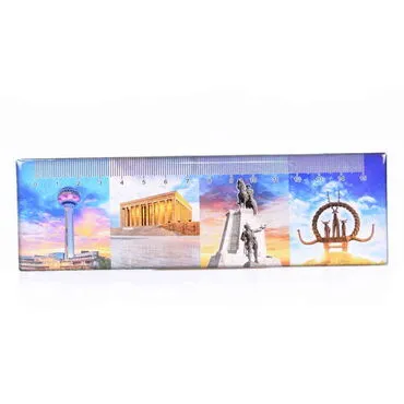 Toptan Ankara Temalı Myros Cetvel Magnet 165x50 mm - 2