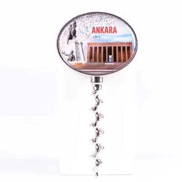Ankara Themed Metal Magnetic Customised Corkcscrewer - 5