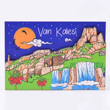 Van Themed Wooden Customised 2D Souvenir Fridge Magnet - 4