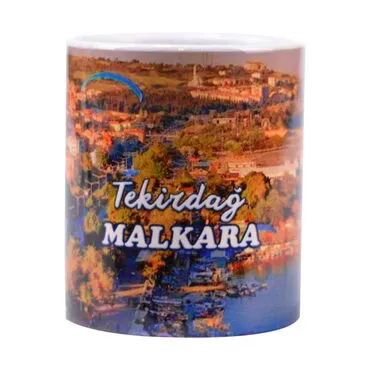 Tekirdag Themed Customised Porcelain Souvenir Travel  Mug 80x95 mm