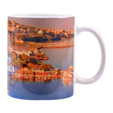 Toptan Tekirdağ Temalı Seramik Özel Baskılı Kupa 80x95 mm - 3