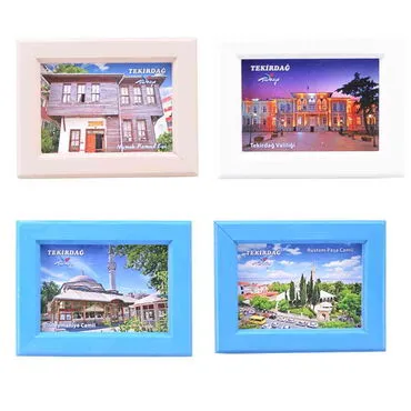 Tekirdag Themed Small Wooden Printed Frame 120x150 mm - 3
