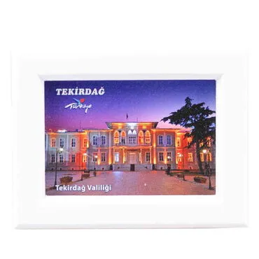 Tekirdag Themed Small Wooden Printed Frame 120x150 mm - 5