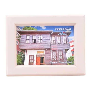 Tekirdag Themed Small Wooden Printed Frame 120x150 mm - 6