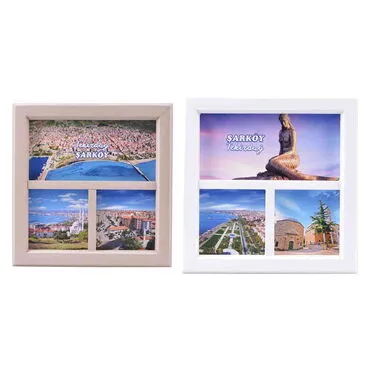 Tekirdag Themed Big Wooden Printed Frame 210x210 mm - 5