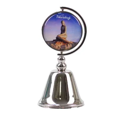 Tekirdag Themed Collectible Souvenir Metal Bell 44x90 mm - 4