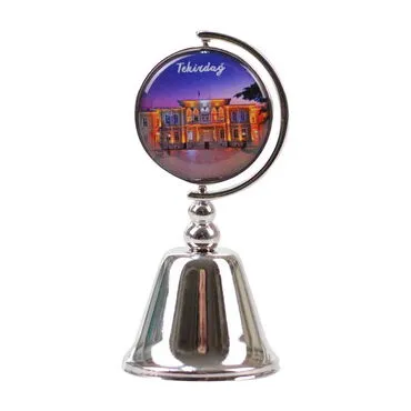 Tekirdag Themed Collectible Souvenir Metal Bell 44x90 mm - 5