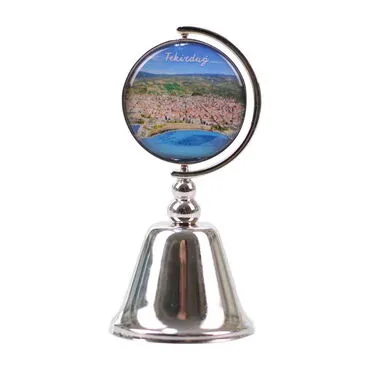 Tekirdag Themed Collectible Souvenir Metal Bell 44x90 mm - 7