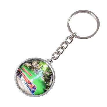 Zonguldak Themed Metal Round Keychain 40x100 mm - 5