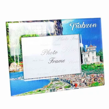 Trabzon Themed Epoxy Photo Frame Travel Souvenir 15x20 Cm - 2