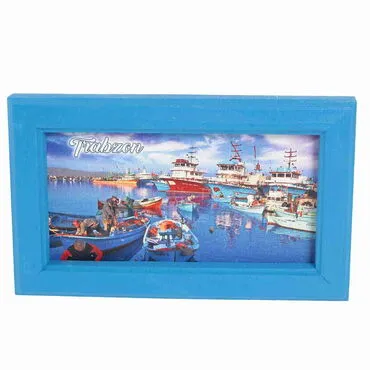 Trabzon Themed Medium Wooden Printed Frame 130x205 mm - Standart - 2
