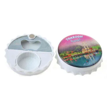 Toptan Trabzon Temalı Myros Beyaz Kapak Açacak Magnet 63x15 mm - 2