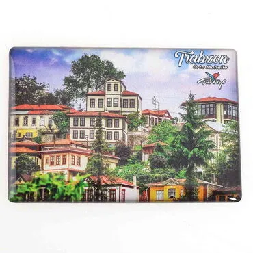Toptan Trabzon Temalı Myros D.dörtgen Magnet 80*55 - 10