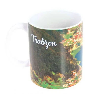 Toptan Trabzon Temalı Seramik Özel Baskılı Kupa 80x95 mm - 3