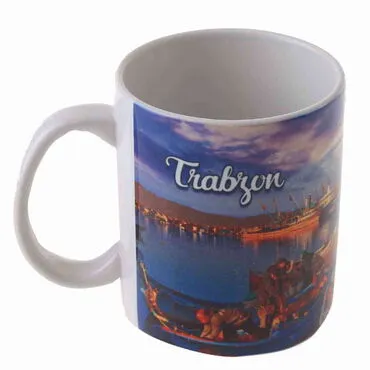 Toptan Trabzon Temalı Seramik Özel Baskılı Kupa 80x95 mm - 5
