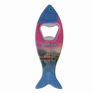 Toptan Trabzon Temalı Myros Balık Açacak Magnet 42x130 mm - 7