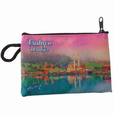 Trabzon Themed Turkish Woven Wallet  113x80x8 mm - 4