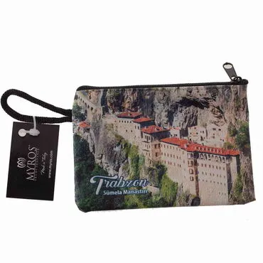 Trabzon Themed Turkish Woven Wallet  113x80x8 mm - 7