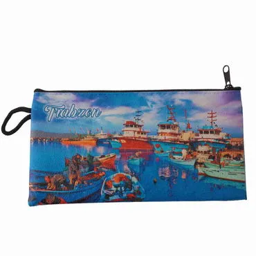 Trabzon Themed Turkish Woven Wallet  183x97x8 mm - 3