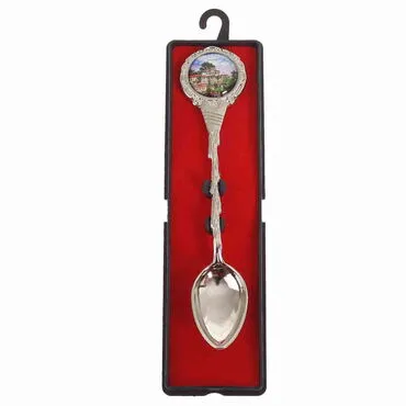 Toptan Trabzon Temalı Myros Metal Hatıra Kaşık 25x130 mm - 5