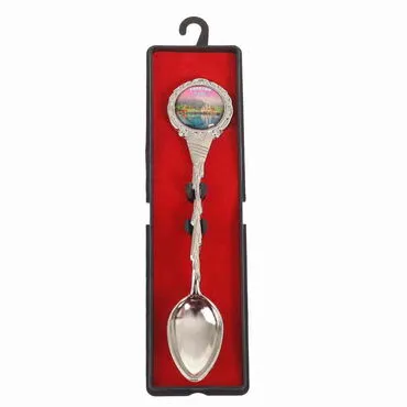 Toptan Trabzon Temalı Myros Metal Hatıra Kaşık 25x130 mm - 7