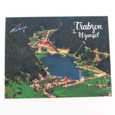 Toptan Trabzon Temalı 3D Resimli Ahşap Magnet - 5