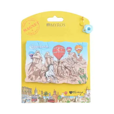 Toptan Kapadokya Temalı Uv Baskılı Kartonetli Plastik Magnet - 4