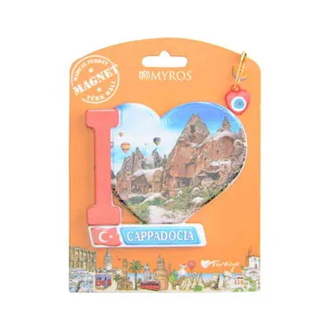 Toptan Kapadokya Temalı Uv Baskılı Kartonetli Plastik Magnet - 6