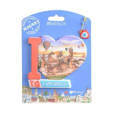 Toptan Kapadokya Temalı Uv Baskılı Kartonetli Plastik Magnet - 7