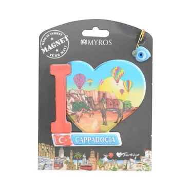 Toptan Kapadokya Temalı Uv Baskılı Kartonetli Plastik Magnet - 8