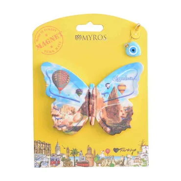 Toptan Kapadokya Temalı Uv Baskılı Kartonetli Plastik Magnet - 10