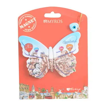 Toptan Kapadokya Temalı Uv Baskılı Kartonetli Plastik Magnet - 11