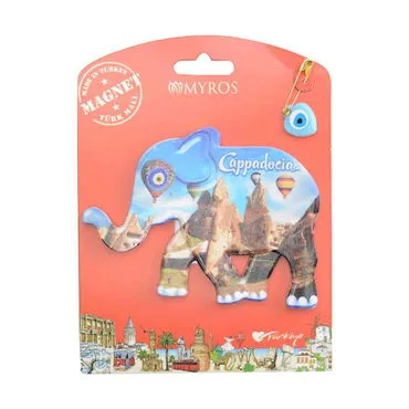 Toptan Kapadokya Temalı Uv Baskılı Kartonetli Plastik Magnet - 13