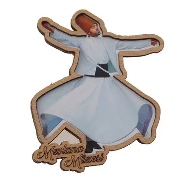 Konya Themed Wooden Customised Souvenir Fridge Magnet - 5