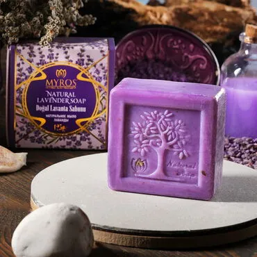 Toptan Myros Doğal Lavanta Sabunu 125 Gr