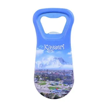 Kayseri Themed Customised Uv Printed  Plastic Base Plastic Base Bottle Opener 95x43 mm - 4