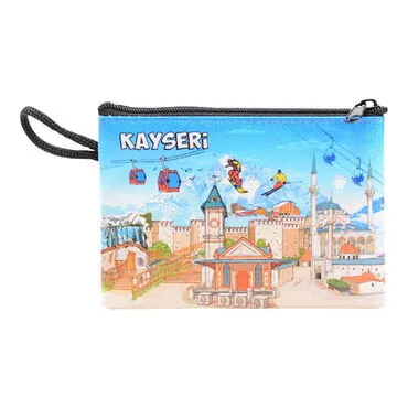 Kayseri Themed Turkish Woven Wallet  113x80x8 mm - 4