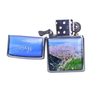 Aksehir Themed Custom Printed Metal Gasoline Lighter - 2