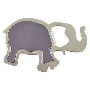 Aksehir Themed Elephant Shaped Metal Magnetic Bottle Opener 98x61 mm - 2