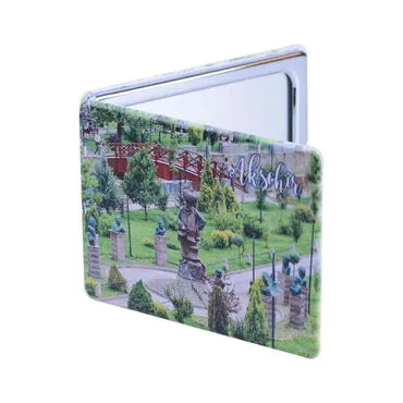 Toptan Akşehir Temalı Myros Dikdörtgen Özelleştirilmiş Pu Ayna 85x62x11 mm - 2