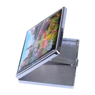 Toptan Akşehir Temalı Myros Metal Büyük Sigara Tabakası 103x80x11 mm - 2