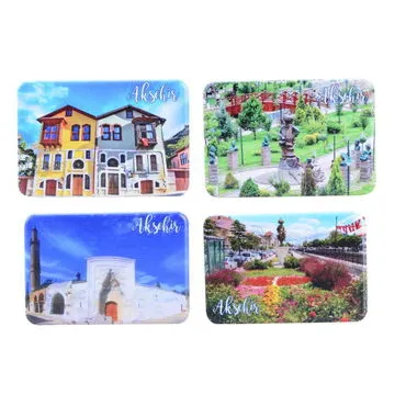 Toptan Akşehir Temalı Uv Baskılı Magnet 80x50 mm - 3
