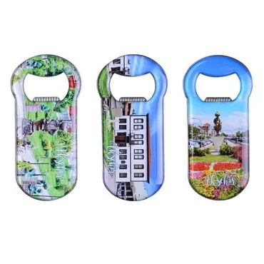 Aksehir Themed Customizable Metal Magnetic Bottle Opener 90x45 mm - 3
