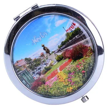 Toptan Akşehir Temalı Myros Metal Yuvarlak Ayna 70x11 mm - 5