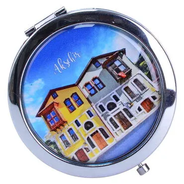 Toptan Akşehir Temalı Myros Metal Yuvarlak Ayna 70x11 mm - 6