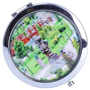 Toptan Akşehir Temalı Myros Metal Yuvarlak Ayna 70x11 mm - 7
