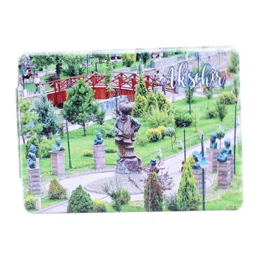 Toptan Akşehir Temalı Myros Dikdörtgen Özelleştirilmiş Pu Ayna 85x62x11 mm - 4