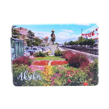 Toptan Akşehir Temalı Myros Dikdörtgen Özelleştirilmiş Pu Ayna 85x62x11 mm - 5